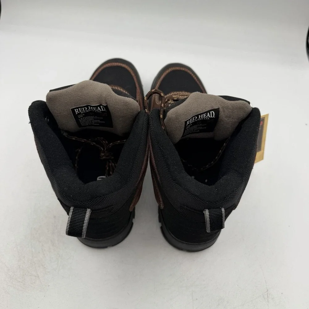 Red Head Everest III Boots Womens Sz 9 M Brown/Black Leather Hiking Outdoors NWT
